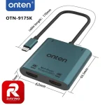هاب 4 در 1 USB-C اونتن مدل OTN-9175K